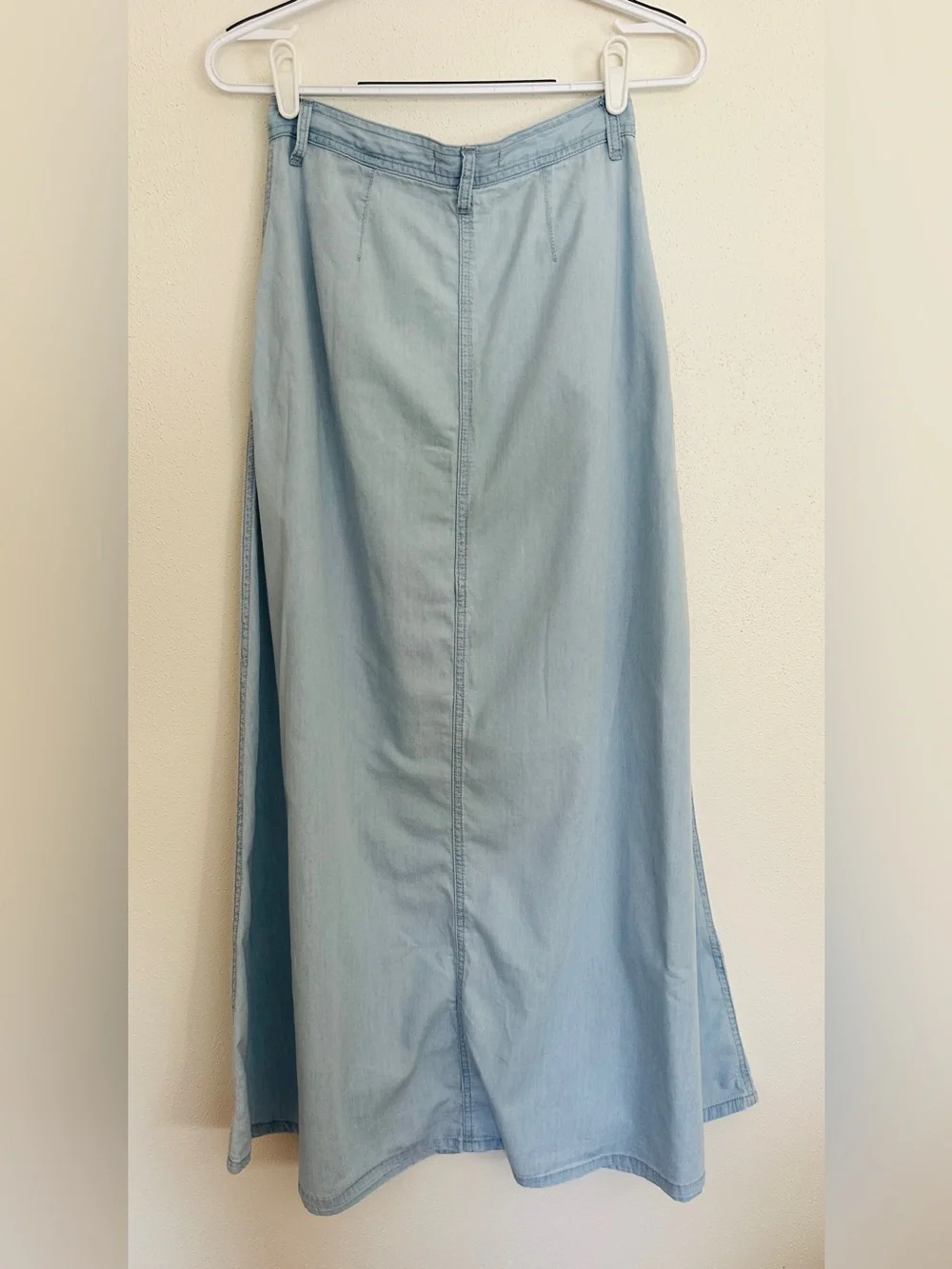 pistola Light Blue Button-Front Maxi Skirt - Picture 2 of 5